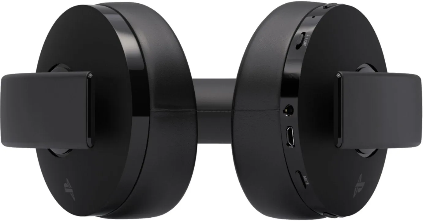 Sony - Gold Wireless Stereo Headset - Black