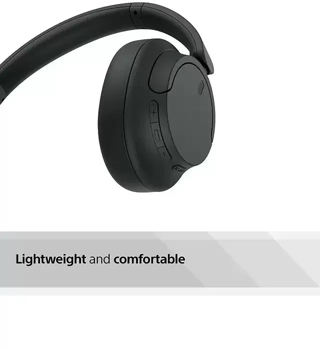 Sony WHCH720 Noise Cancelling Bluetooth Wireless On-Ear Headphones with Mic/Remote, Black