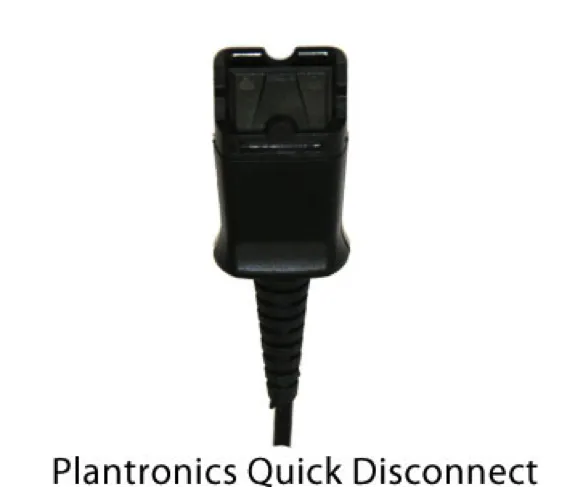 Starkey S500-PL T500 Elite Noise Canceling Headset w/Plantronics compatible quick disconnect - Includes CISCO bottom cord