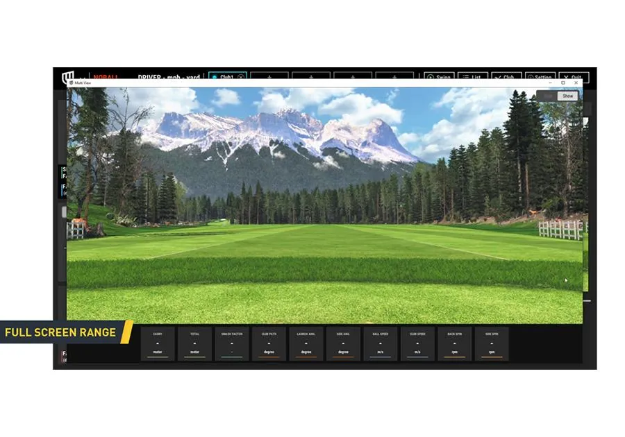 Uneekor EYE MINI LITE PerfectBay Golf Simulator Package