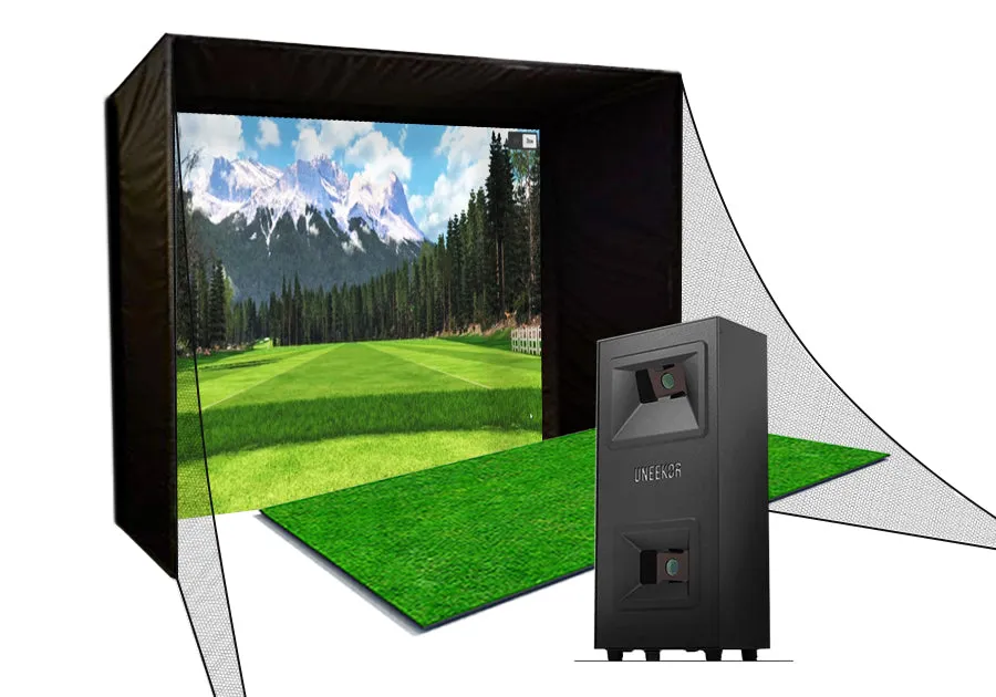 Uneekor EYE MINI LITE PerfectBay Golf Simulator Package