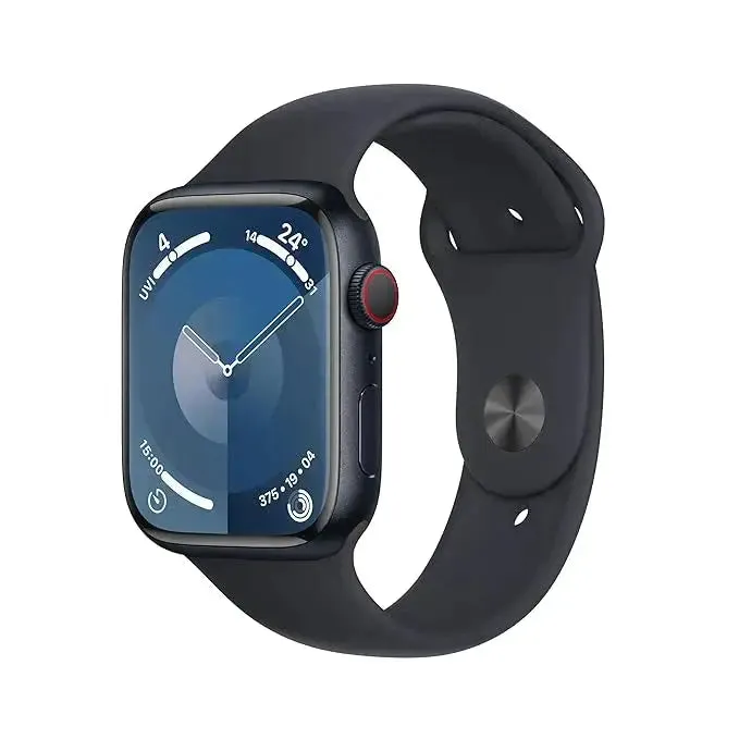 UniWatch Series 9 Smartwatch Dubai Quality (45mm, GPS   Cellular, Water Resistant, Always on Display) 1-Year Warranty - Earbuds (Free Gift)