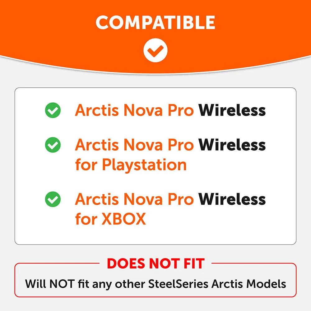 Upgraded Arctis Nova Pro Wireless Earpads