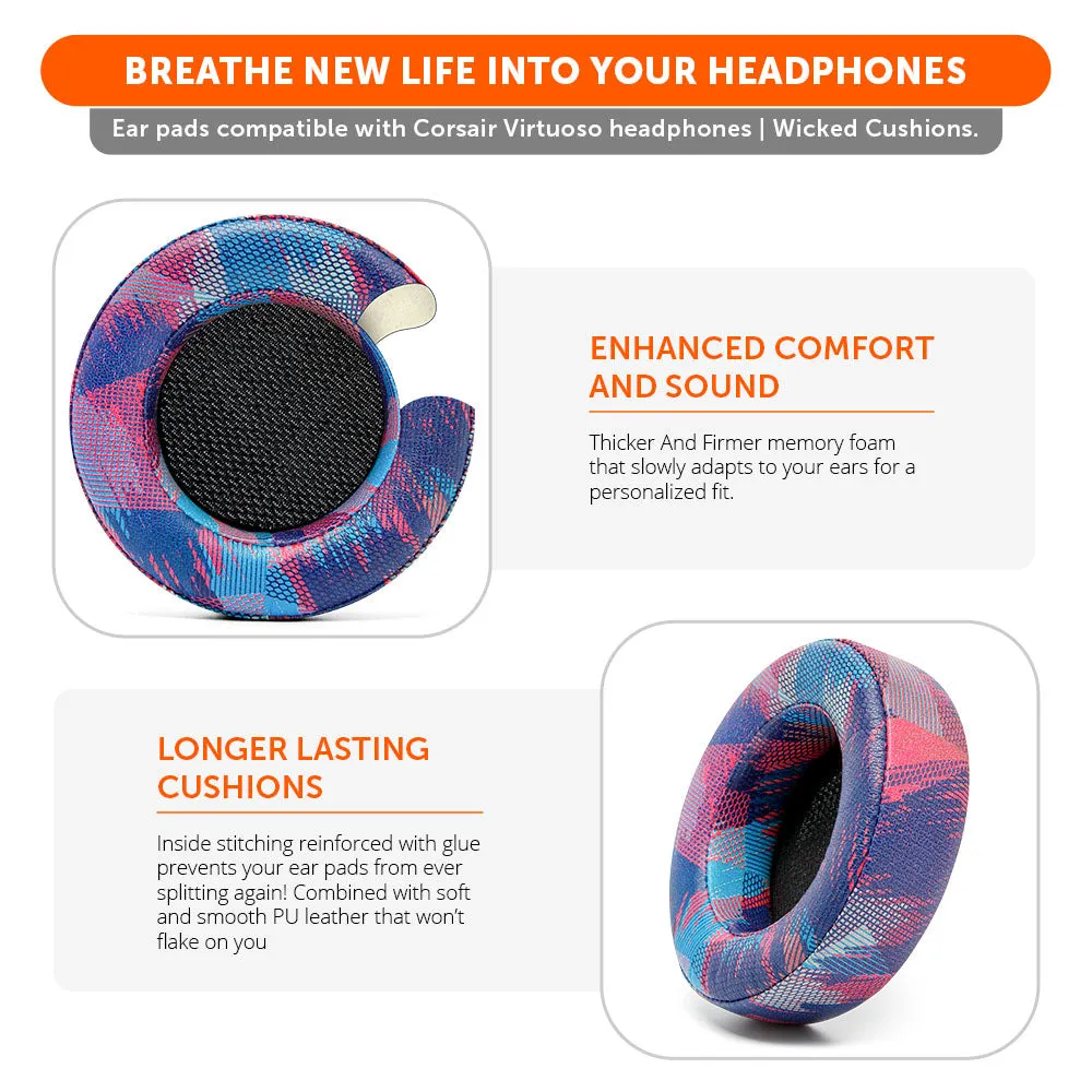 Upgraded Corsair Virtuoso Ear pads