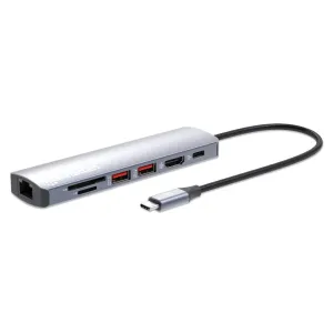 USB-C PD 7-in-1 4K Docking Station / Multiport Hub