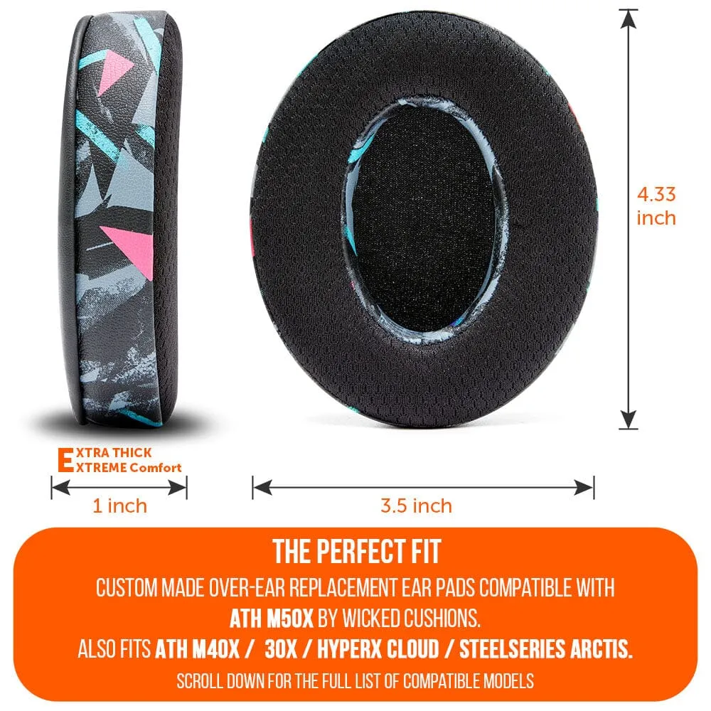 WC FreeZe - Hybrid Cooling Gel Infused Ear Pads for ATH M50X