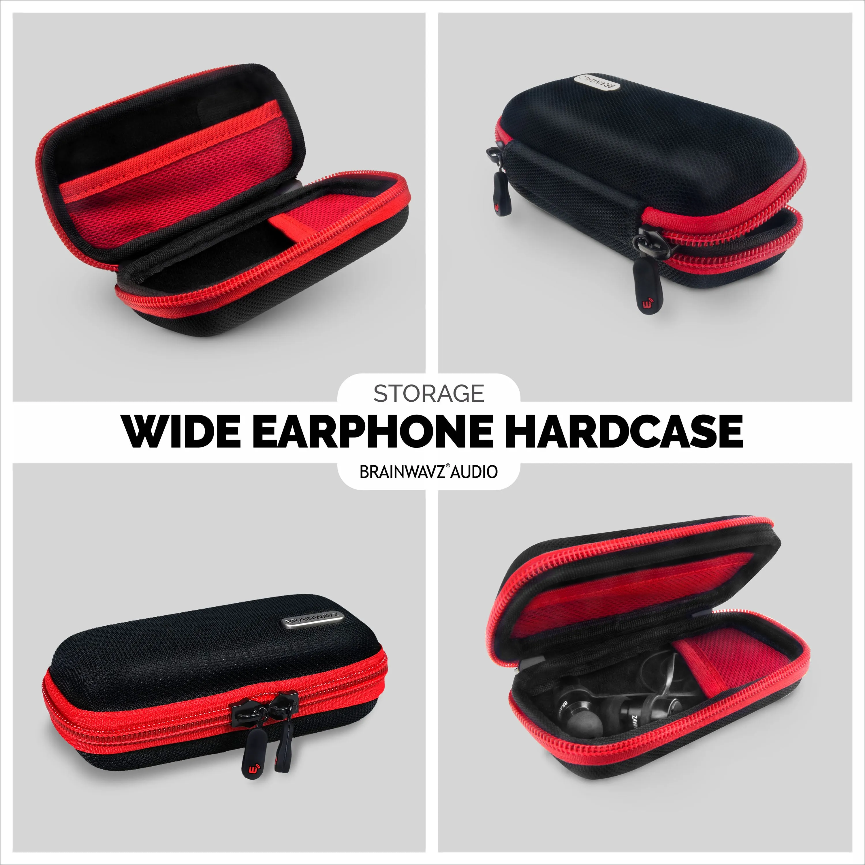 Wide Earphone Case Four Pack   Random Set of Earbuds - Bundle Deal