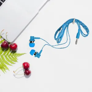 Wired Earphone with Mic Fashion, Headphone Compatible for All Mobile Phones Tablets Laptops Computers